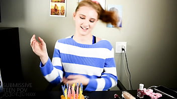 Girl turns 18 and celebrates Girl turns 18 and celebrates