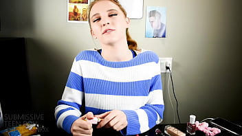 Girl turns 18 and celebrates