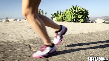 Horny babe sucked a big hard cock