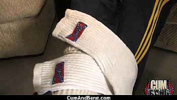 Cum ebony whore takes multiple facials 11