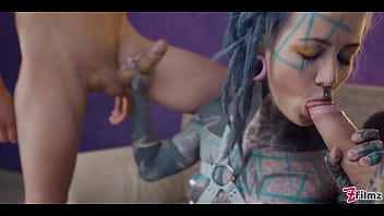 Double Anal Penetration For Heavily Tattooed Anuskatzz Sloppy Bj Atm And Big Anal Gapes thumbnail