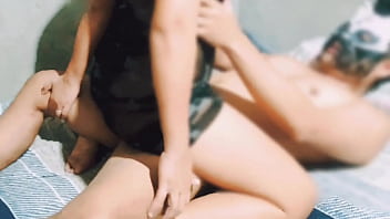 Chubby wife eat again and make wet cum on me babe