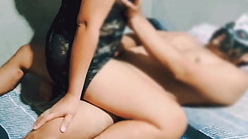 Chubby wife eat again and make wet cum on me babe