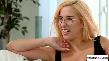 Aali Kali Wants To Try Dovefucking So She Asks Her Lesbian Friend April O Neil To Try It Out She Maons While Rubbing Her Pussy On Aprils Big Tits thumbnail