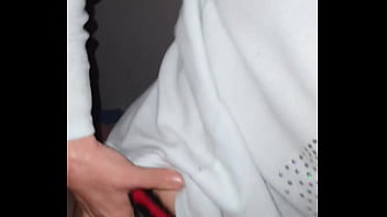 Coroa loira dando pro novinho de lingerie