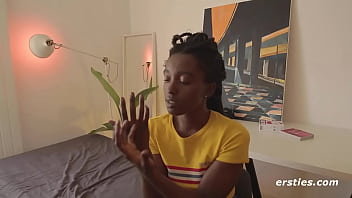 Eve masturbates with sex toys