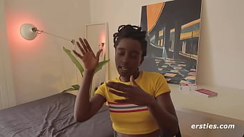 Eve masturbates with sex toys