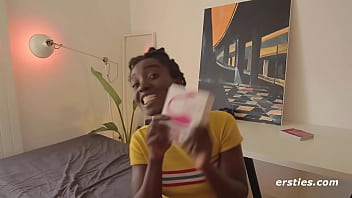 Eve masturbates with sex toys