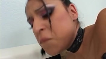 Girl from closet and fucked in a muzzle bdsm