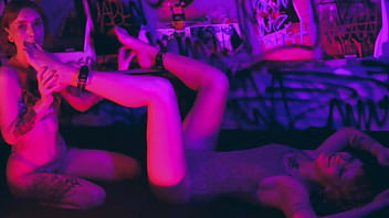 These girls are horny for feet and tickling fetish