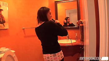 Perfectly shaped whore amy brooke in 'loving myself on the stairs'