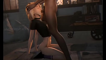 Miles makes gwen give him a blowjob