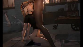 Miles makes gwen give him a blowjob