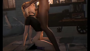 Miles makes gwen give him a blowjob Miles makes gwen give him a blowjob