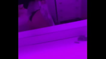 Teen shows butt in underwear