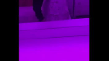 Teen shows butt in underwear