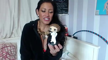 Maxine fucks the fattest & longest toys she also plays with her tits