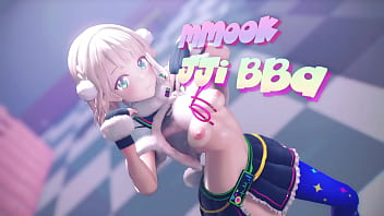 Blonde vtuber girl undress mmd by hisapi Blonde vtuber girl undress mmd by hisapi