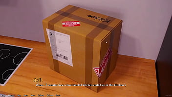 Being a dik #217 big tits college blonde gets confronted with her double sided green dildo