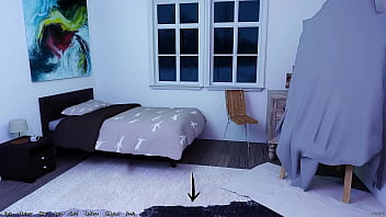 Being a dik #217 big tits college blonde gets confronted with her double sided green dildo