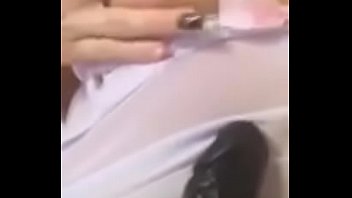 Girl with a dildo and phone cam