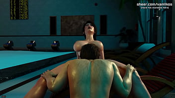 Freshwomen Busty Young Babe With A Big Ass Rides A Big Cock By The Pool And Swallows Cum 3d Animated Porn Game Part #4 thumbnail