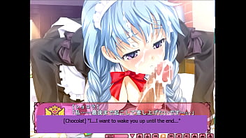 Robot maid chocolat from eroge game classy cranberry gives a good morning blowjob