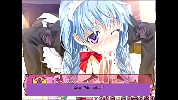 Robot maid chocolat from eroge game classy cranberry gives a good morning blowjob