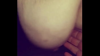 Playing with bbw's h tits