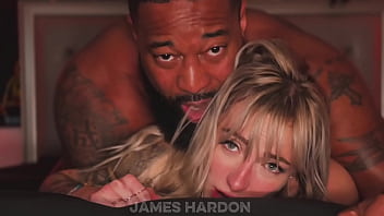 Hotwife blonde comes over for a breeding session bbc interracial