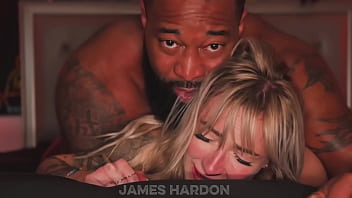 Hotwife blonde comes over for a breeding session bbc interracial