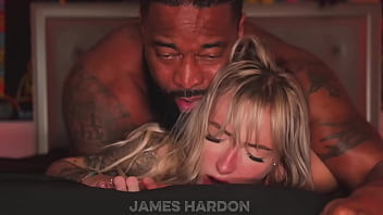 Hotwife blonde comes over for a breeding session bbc interracial