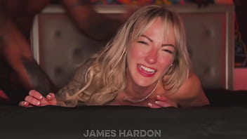 Hotwife blonde comes over for a breeding session bbc interracial