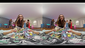 Five hot girls all want you virtual real porn