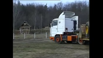 Amazing blonde fucked by trucker like a bitch