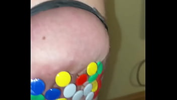 Tits slapping bondage thumbtacks for a slave girl
