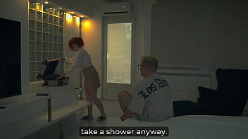 I fucked my step mom in hotel share bed – creampie inside