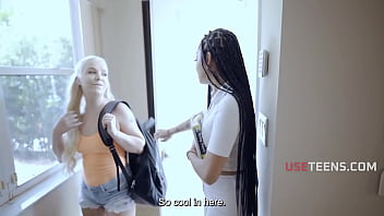 Step dad is very close to step daughters teenie friends