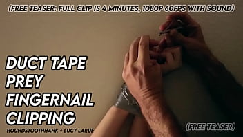 Duct tape prey fingernail clipping