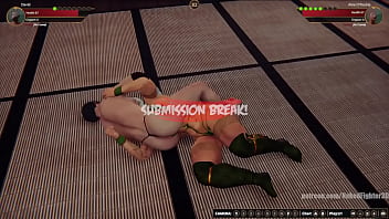 David vs aine nf3d mixed kinky combat femdom ryona