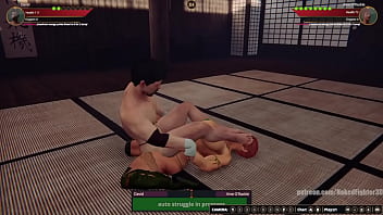 David vs aine nf3d mixed kinky combat femdom ryona