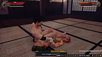 David vs aine nf3d mixed kinky combat femdom ryona