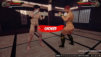 David vs aine nf3d mixed kinky combat femdom ryona David vs aine nf3d mixed kinky combat femdom ryona