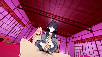 S1 e3 two anime chicks having a good time with agent h