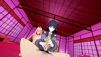 S1 e3 two anime chicks having a good time with agent h