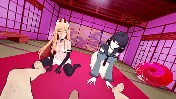 S1 e3 two anime chicks having a good time with agent h