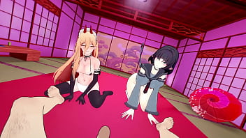 S1 e3 two anime chicks having a good time with agent h