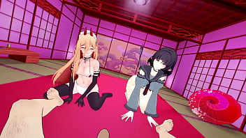 S1 e3 two anime chicks having a good time with agent h