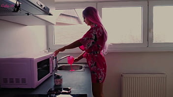 Wet blowjob for my neighbor who helped me