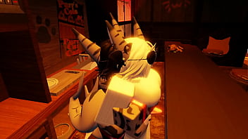 Shark girl going wild along himself selfcest